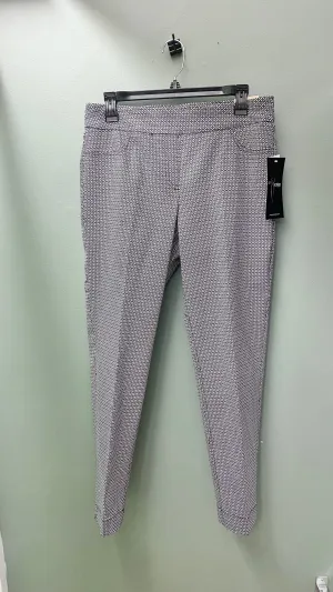 * Multiples Slim-Sation Patterned Pull On Pants
