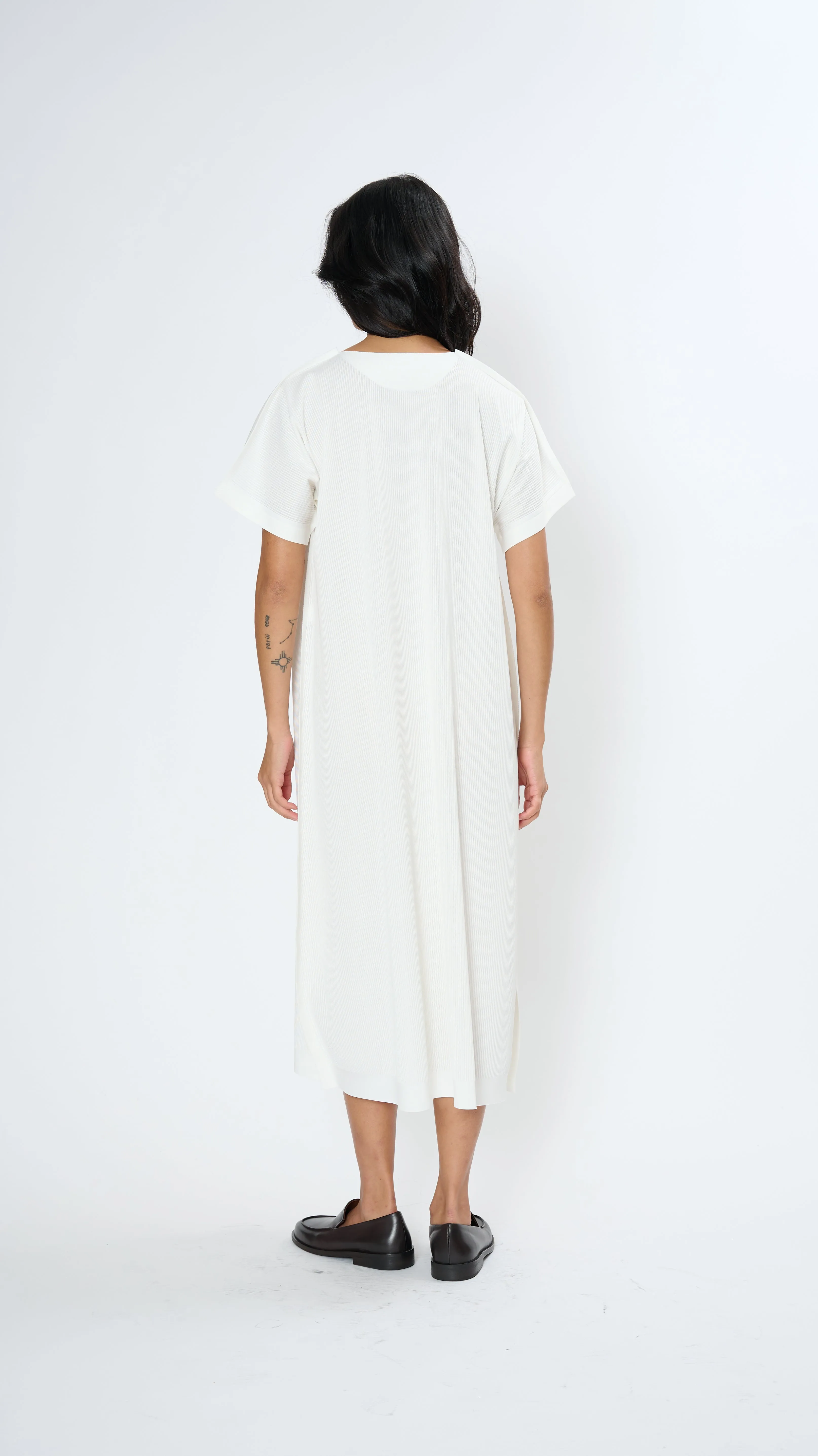 A-POC Form Dress in Off White