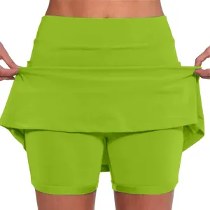 aihihe Pink Mini Skirts for Women y2k Bike Shorts Women Tummy Control Pockets Plus Size Running Shorts for Women Long