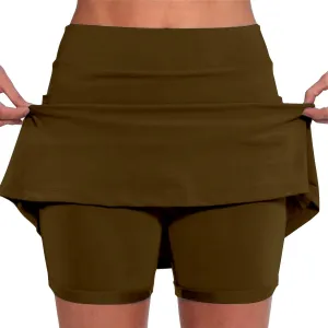 aihihe Pleated Skirts for Women Plus Size Leather Plus Size Golf Skirts for Curvy Women Womens Shorts with Pockets Plus Size