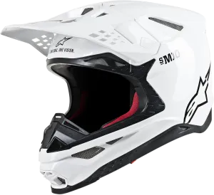 ALPINESTARS Supertech M10 Helmet - MIPS - White Glossy - Small 8300319-2180-SM