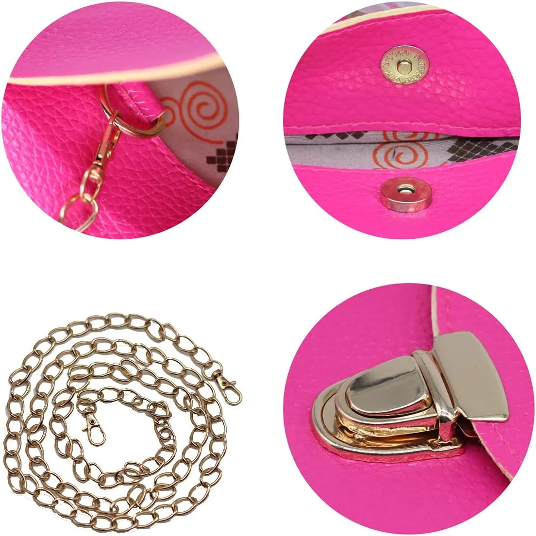 Amaze Fashion Women Handbag Shoulder Bags Envelope Clutch Crossbody Satchel Purse Tote Messenger Leather Lady Bag