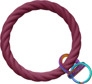 Bangle & Babe Bracelet Keychain For Women - Wristlet Keychain Bangle Key Ring  Twist O Key Ring, Rainbow Clasp