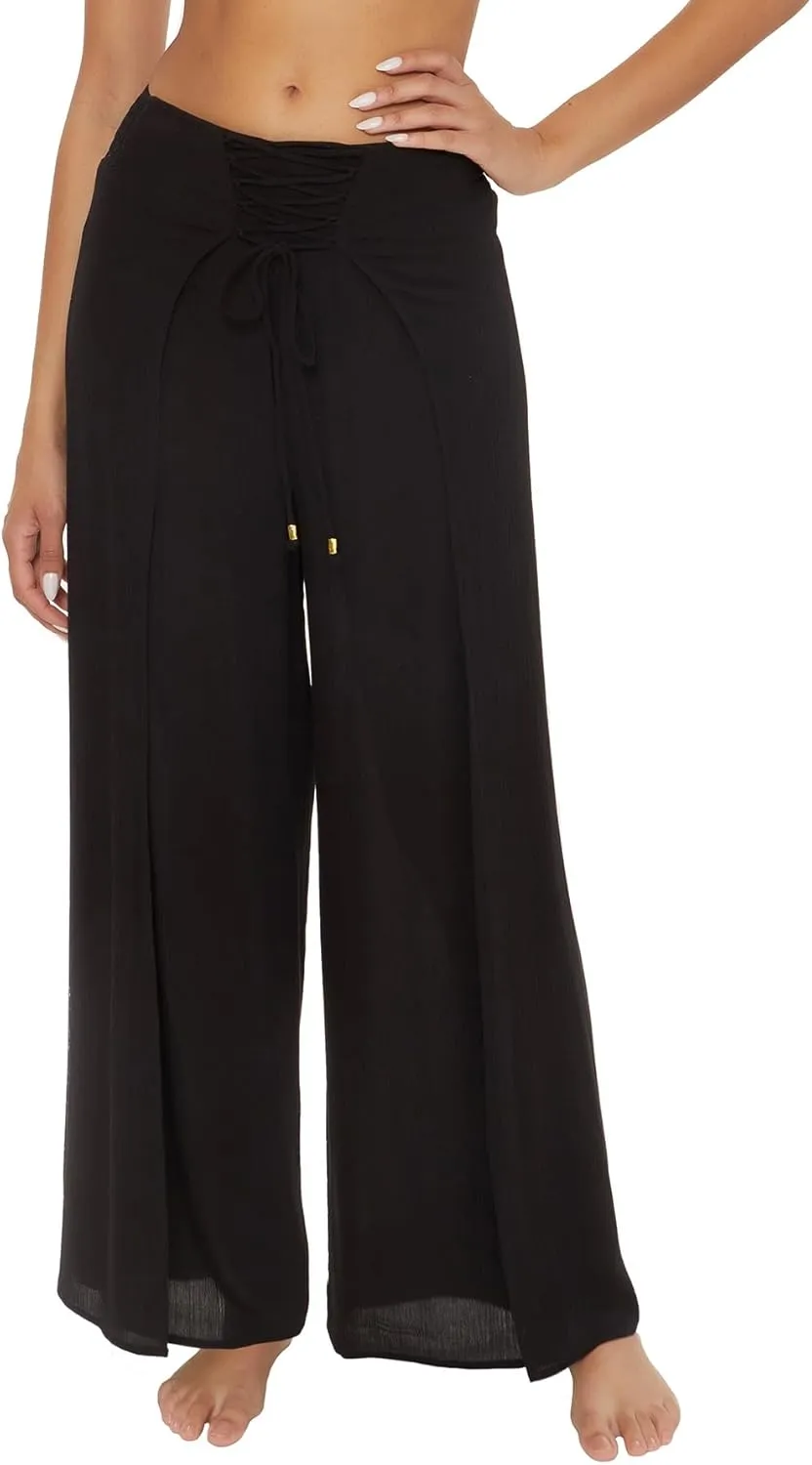 BECCA Ponza Pants, Casual, Wide Leg, Beach Cover Ups for Women