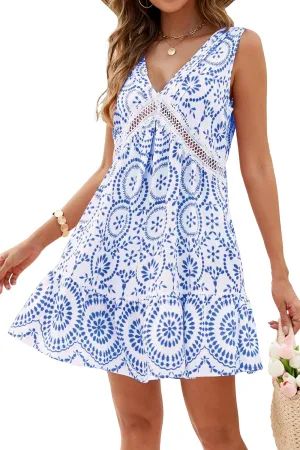 Blooming Jelly Womens Swimsuit Coverup Swimwear Bathing Suit Cover Up Floral Lace Boho Beach Dress with Pockets