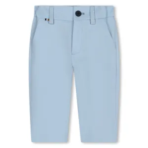 BOSS KIDSWEAR Infant Pale Blue Suit Trousers