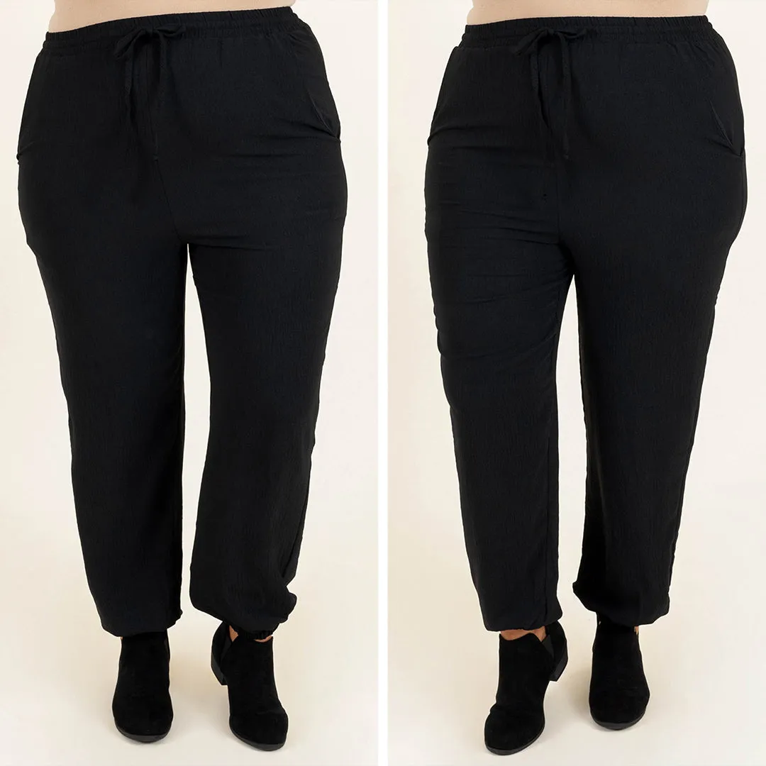 Business As Usual Pants, Black