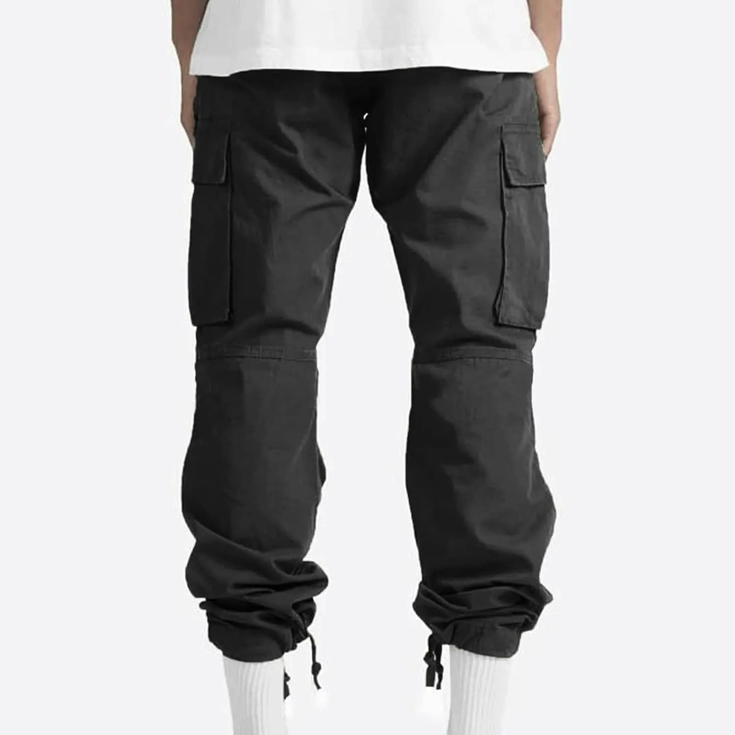 Cargo Pants for Men Baggy Relaxed Fit Causal Work Trousers Outdoor Hiking Cargo Sweatpants Pockets Athletic Joggers