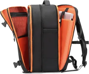 Carry On Backpack for Travel, 35L TSA Approved Flight Approved Backpack, Expandable Waterproof Laptop Backpack Fits 17" Computer, Weekender Bag for Men & Women (Nylon Stripe, 35L)