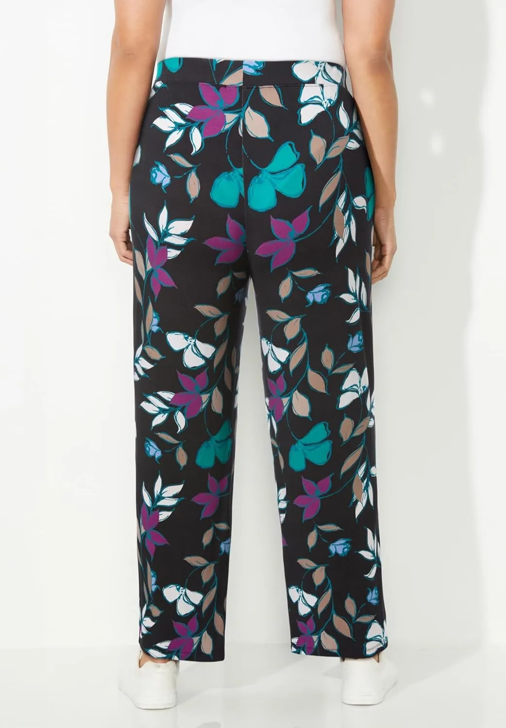 Catherines Women's Plus Size Anywear Wide Leg Pant