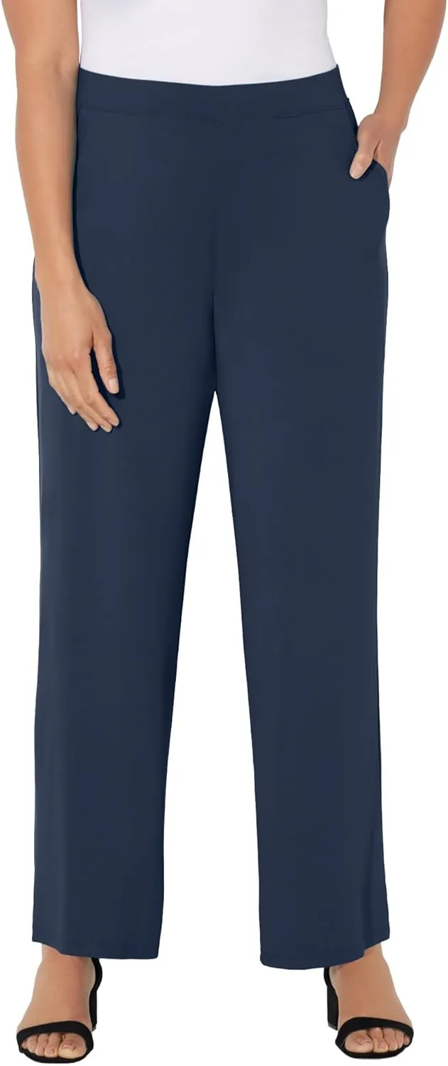 Catherines Women's Plus Size Anywear Wide Leg Pant