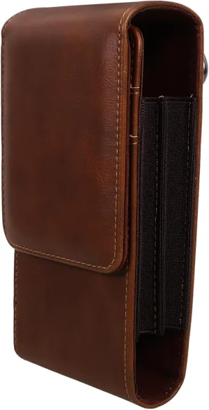 CHILDWEET Men's Fashion Phone Pouch Double Layer Waist Bag Cellphone Holder Id Card Storage for Outdoor