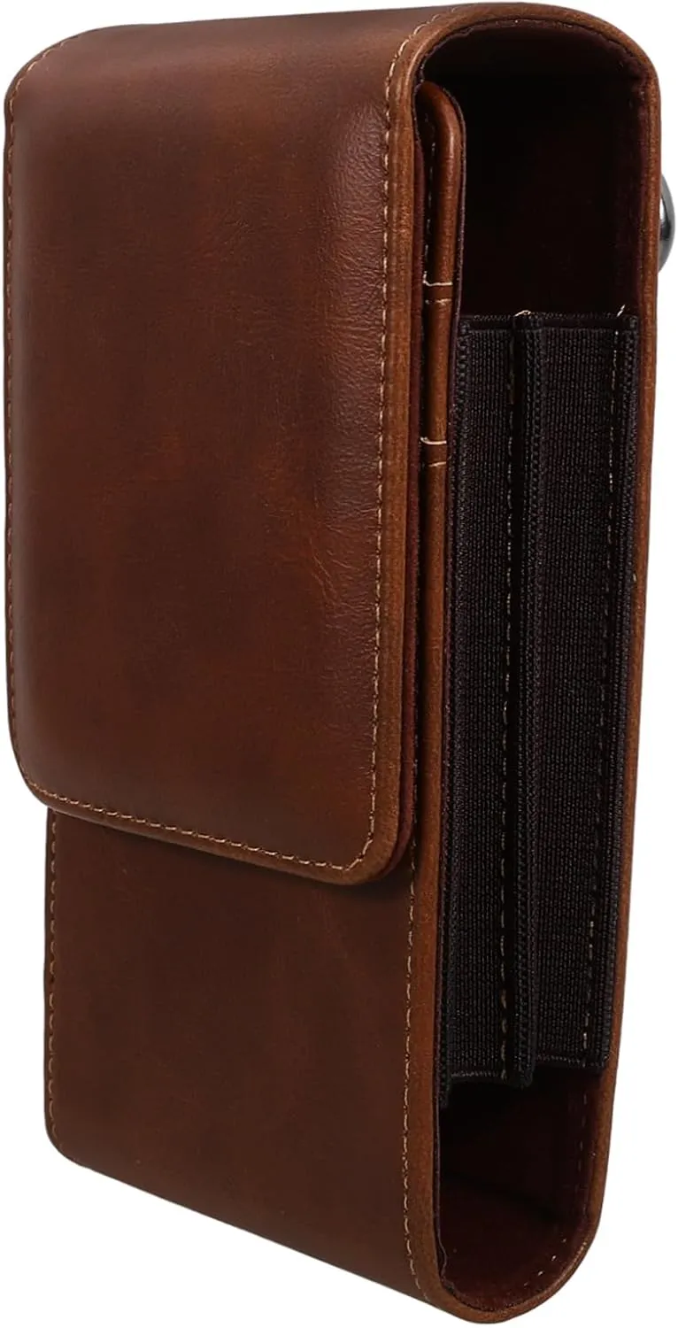 CHILDWEET Men's Fashion Phone Pouch Double Layer Waist Bag Cellphone Holder Id Card Storage for Outdoor