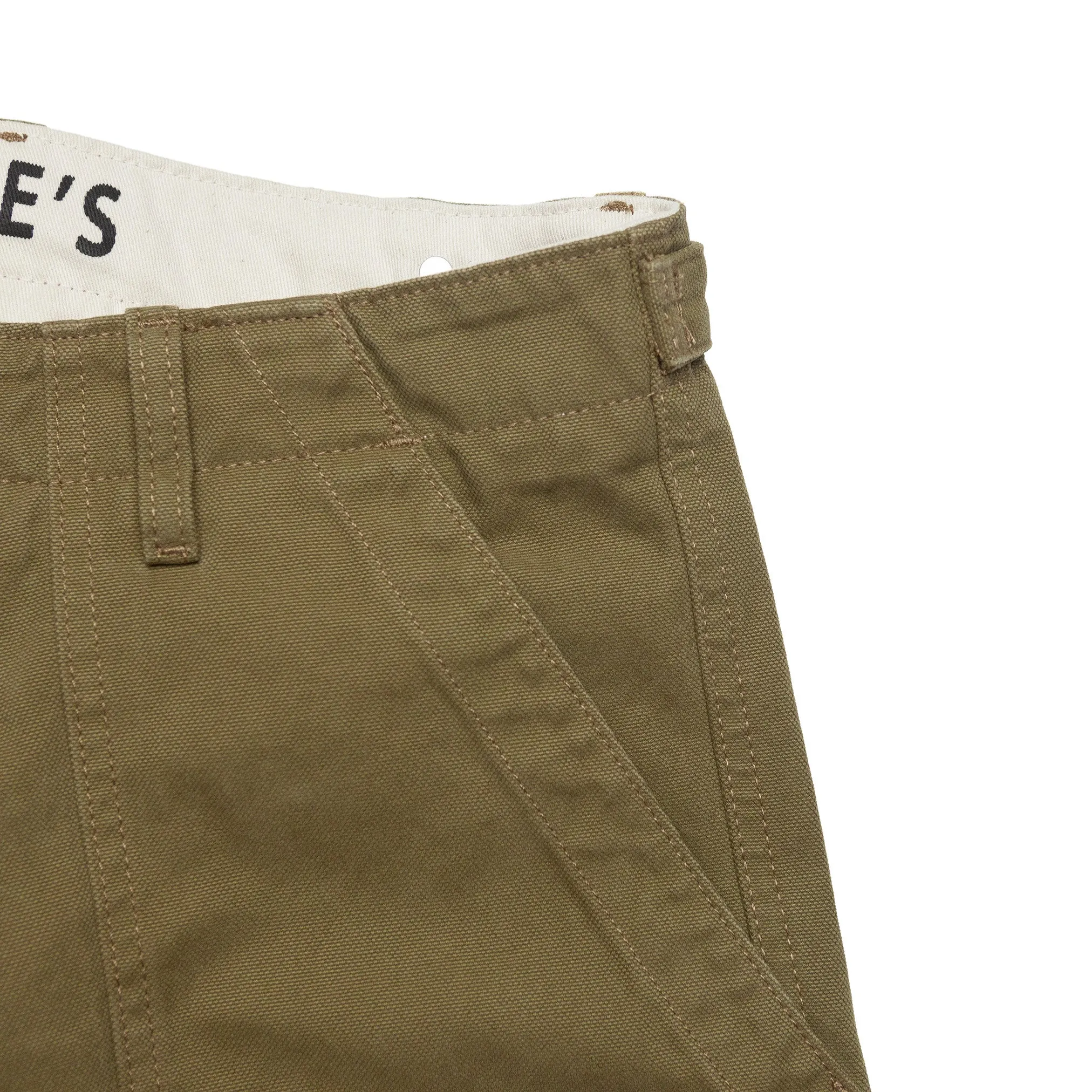 Degrasse Canvas Fatigues in Khaki Green