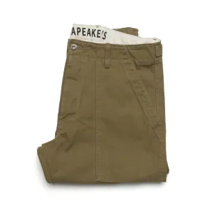Degrasse Canvas Fatigues in Khaki Green