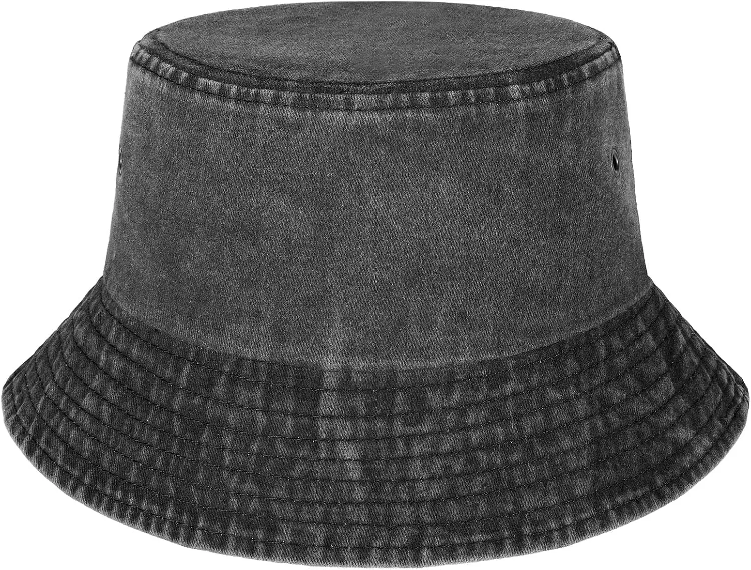 Denim Bucket Hat for Women Men Large Summer Cap for Beach Travel Fishing