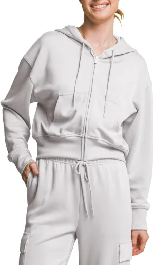 Design by Olivia Women's Zip Up Hoodies Cropped Sweatshirts Fleece Jackets Fall Outfits Casual Hooded Tops Winter Clothes