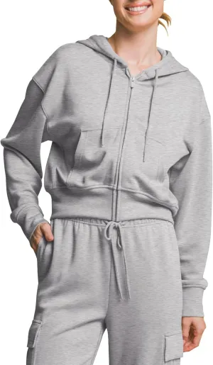 Design by Olivia Women's Zip Up Hoodies Cropped Sweatshirts Fleece Jackets Fall Outfits Casual Hooded Tops Winter Clothes