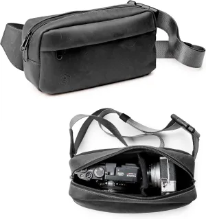 Evergreen Legacy Compact Camera Sling/Genuine Leather/Cross-body Bag/Compatible with Fujifilm X100 Series, X-Pro 3, XT4, Leica M6