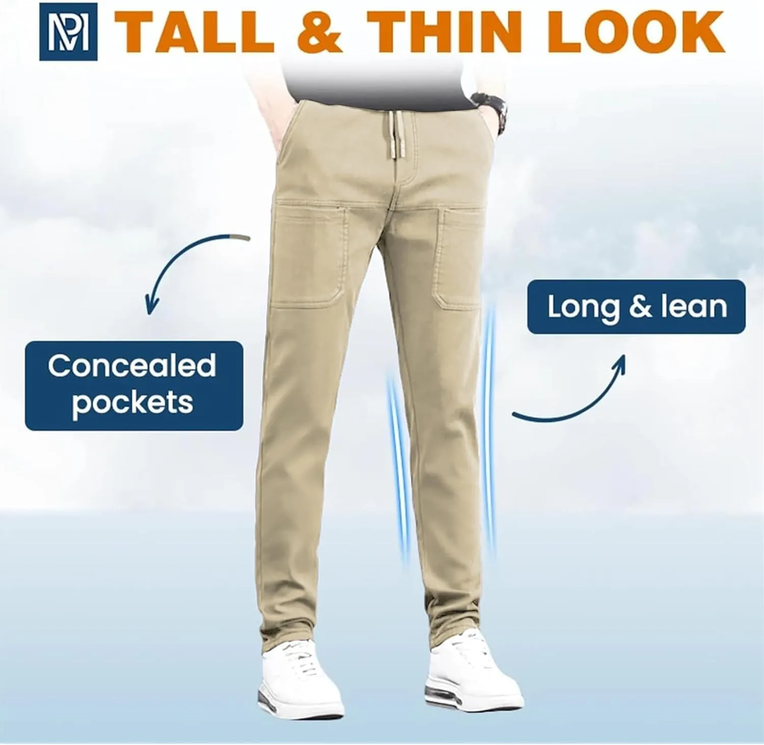 evzosrz Mens Summer Cargo Pants, Straight High Stretch Solid Waterproof High Stretch Comfy Casual Trousers with Multi-Pockets