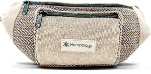 Fanny Pack for Men & Women  Eco-Friendly Waist Bag, Vegan Hemp Crossbody Travel Pack  75% Hemp, 25% Cotton, Unisex Utility Bag for Running, Hiking & Festivals