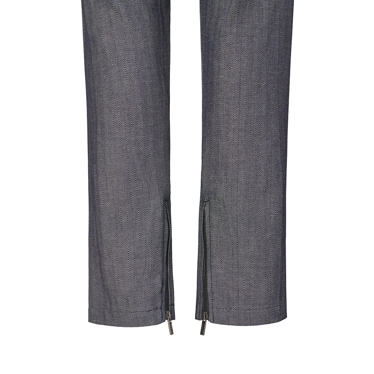 Jastillana Zip Trouser - Herringbone