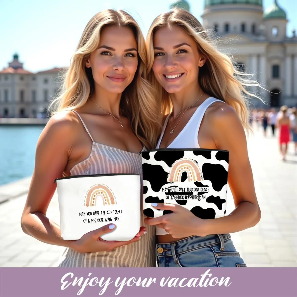 JIUWEIHU 2PCS Inspirational Gifts for Women Liberal Gift - May You Have The Confidence Motivational Birthday Christmas Friendship Confidence