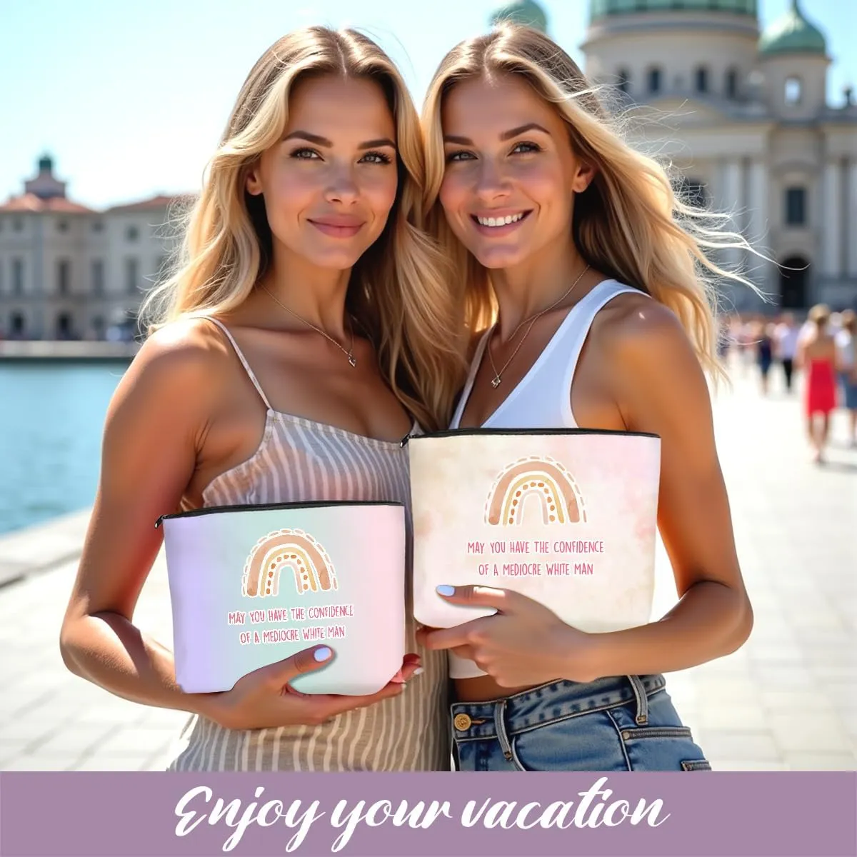 JIUWEIHU 2PCS Inspirational Gifts for Women Liberal Gift - May You Have The Confidence Motivational Birthday Christmas Friendship Have Confidence