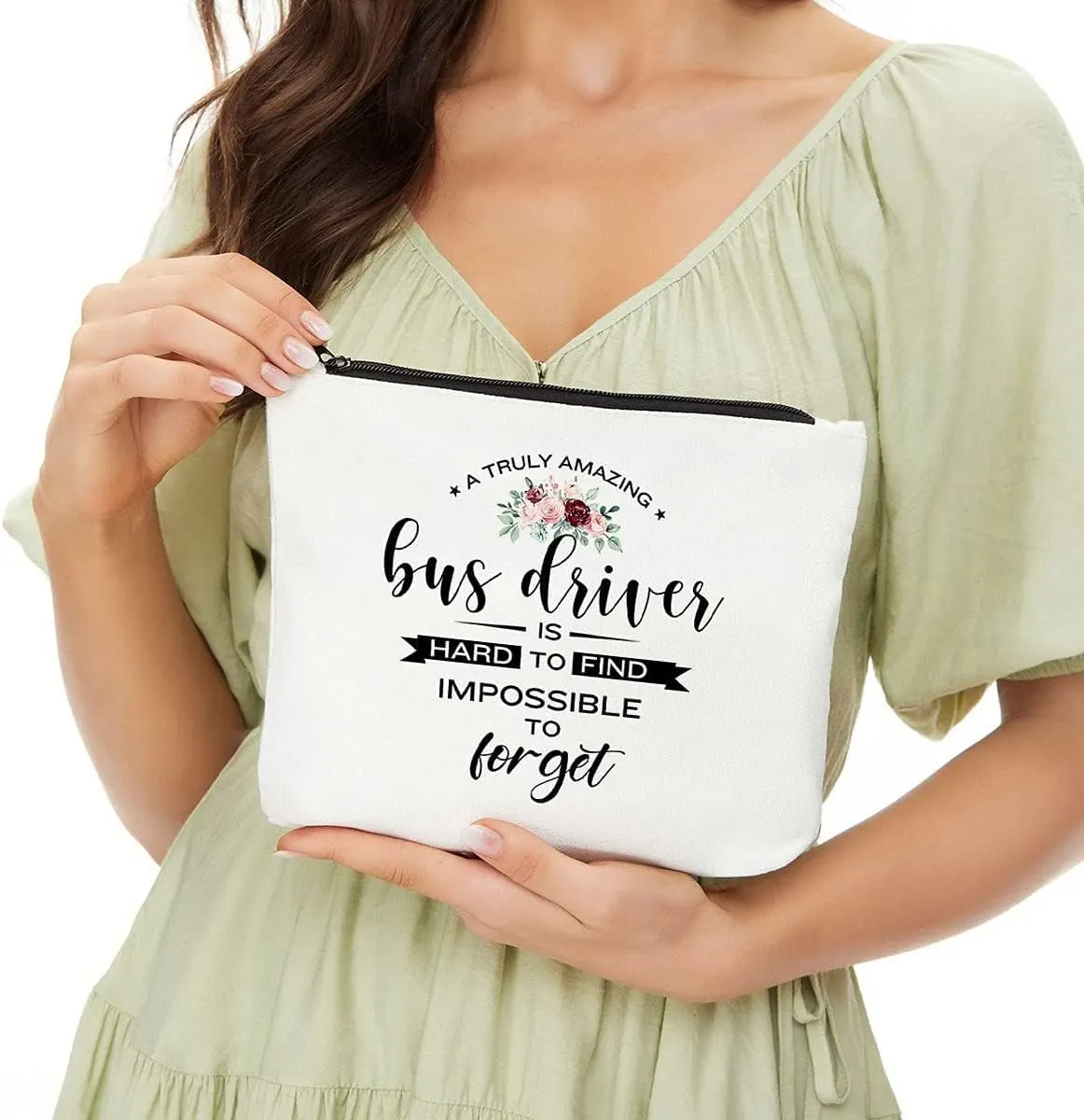JIUWEIHU Bus Driver Gifts - Graduation Birthday Christmas Thanksgiving Thank You Bag - Amazing Bus Driver Gifts