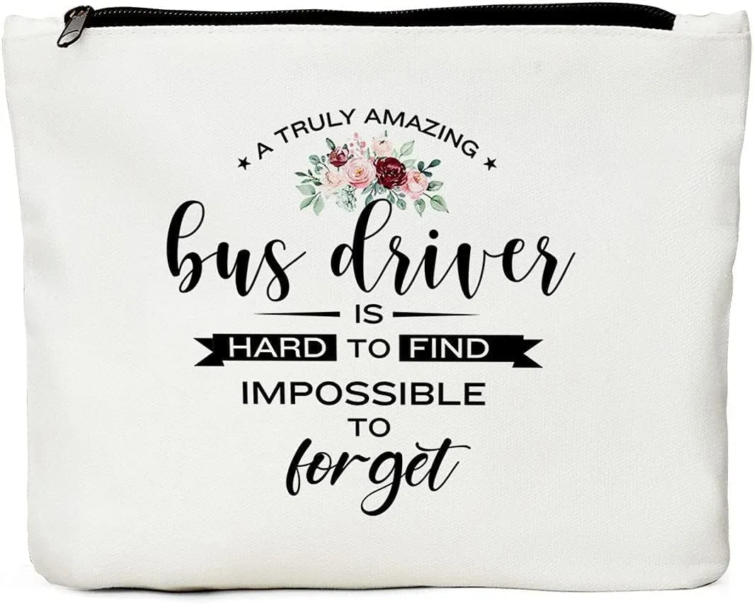 JIUWEIHU Bus Driver Gifts - Graduation Birthday Christmas Thanksgiving Thank You Bag - Amazing Bus Driver Gifts