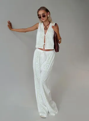 Kindred Pants White / Green