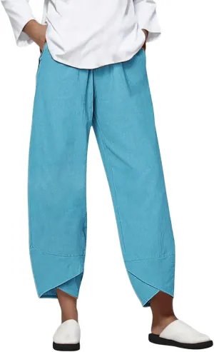 LCMTWX Capris for Women Pockets for Women Casual Stretch High Waisted Yoga Leggings Comfy Wide Leg Pants Womens Pull On
