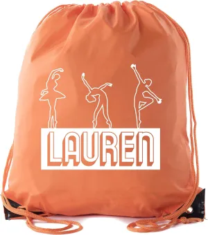 Mato & Hash Dance Backpacks for girls, Ballet Cinch Bags, Party Favor Goody Bags for Dancers