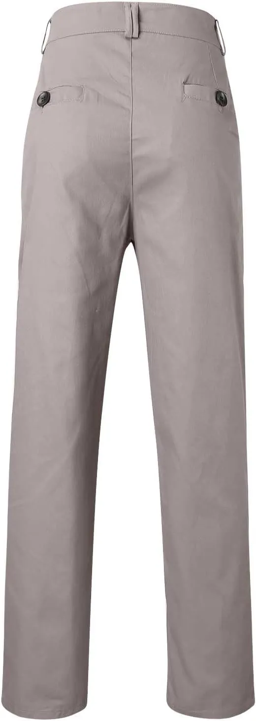 Mens Chinos Dress Pants Slim Fit Skinny Stretch Casual Pants Lightweight Comfy Hiking Travel Slacks Trousers 2024