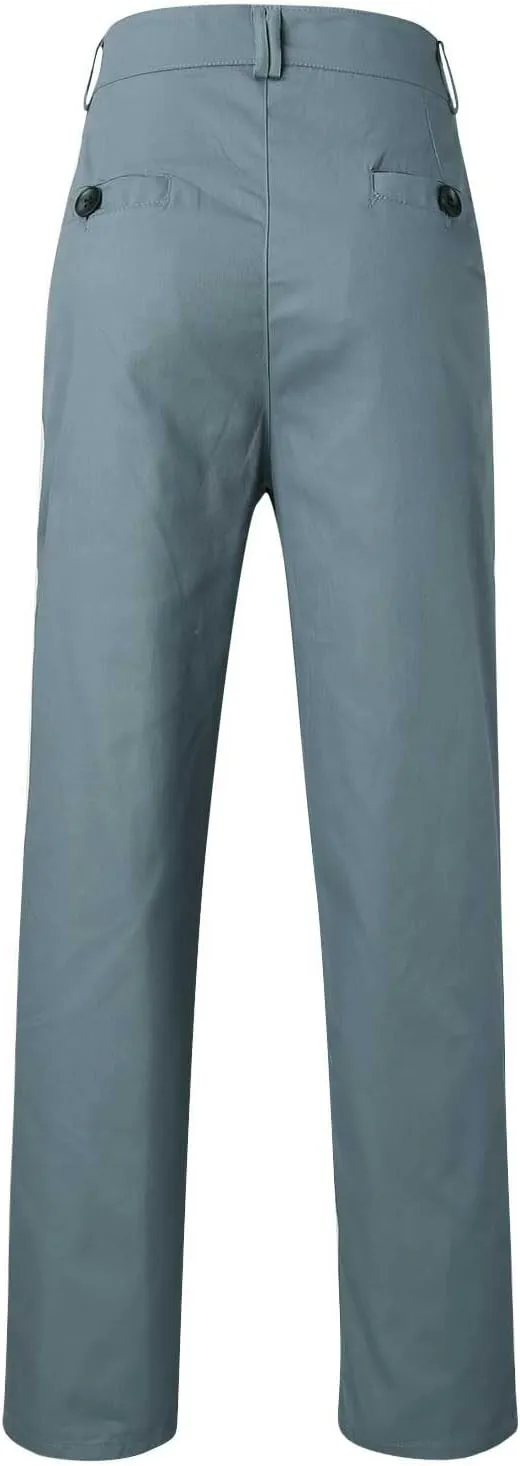 Mens Chinos Dress Pants Slim Fit Skinny Stretch Casual Pants Lightweight Comfy Hiking Travel Slacks Trousers