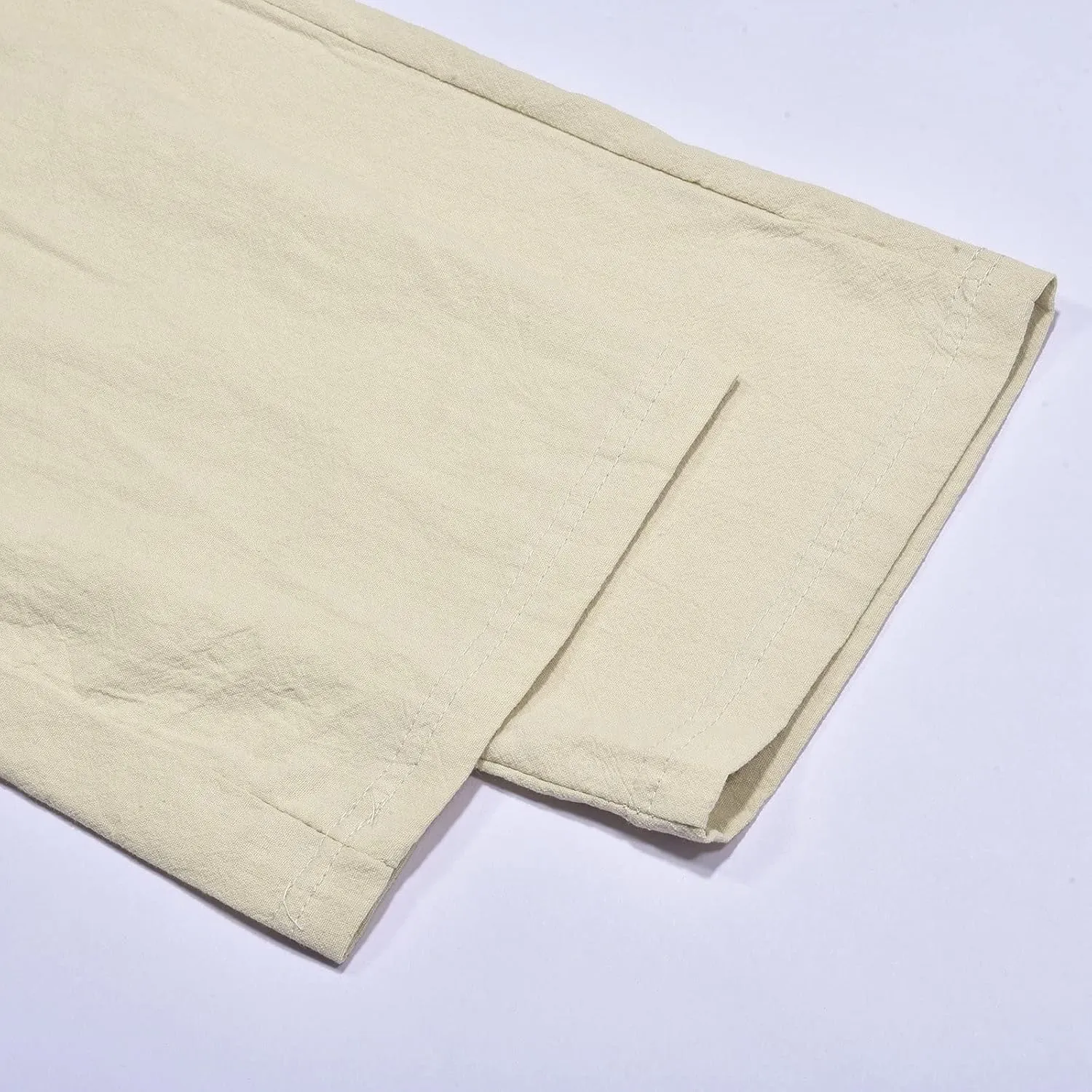 Mens Cotton Linen Drawstring Pants Summer Fashion Resort Wear Pants for Men 2024 Straight Lightweight Loose Fit Yoga Pants