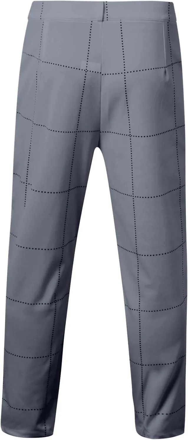 Men's Traditional Plaid Chino Pants Slim Fit Casual Striped Business Style Slim Pants Sweatpants