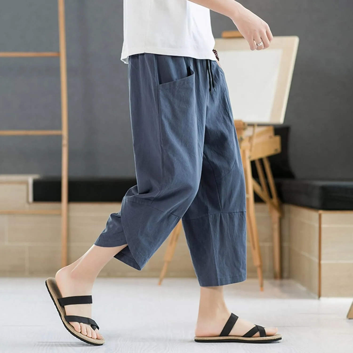 Mens Workout Cargo Sweatpants Mens Sweatpants Men Pants Casual Fashion Joggers Comfortable Basic Pants Sport Daily