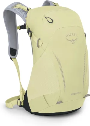 Osprey Hikelite 18L Unisex Hiking Backpack, Stardust Yellow/Gray Wolf