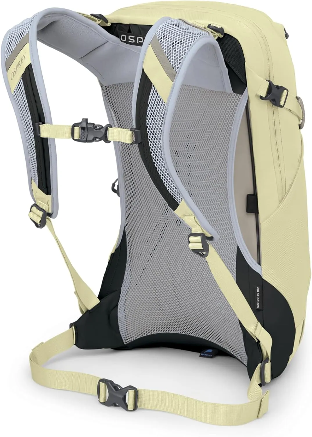 Osprey Hikelite 18L Unisex Hiking Backpack, Stardust Yellow/Gray Wolf