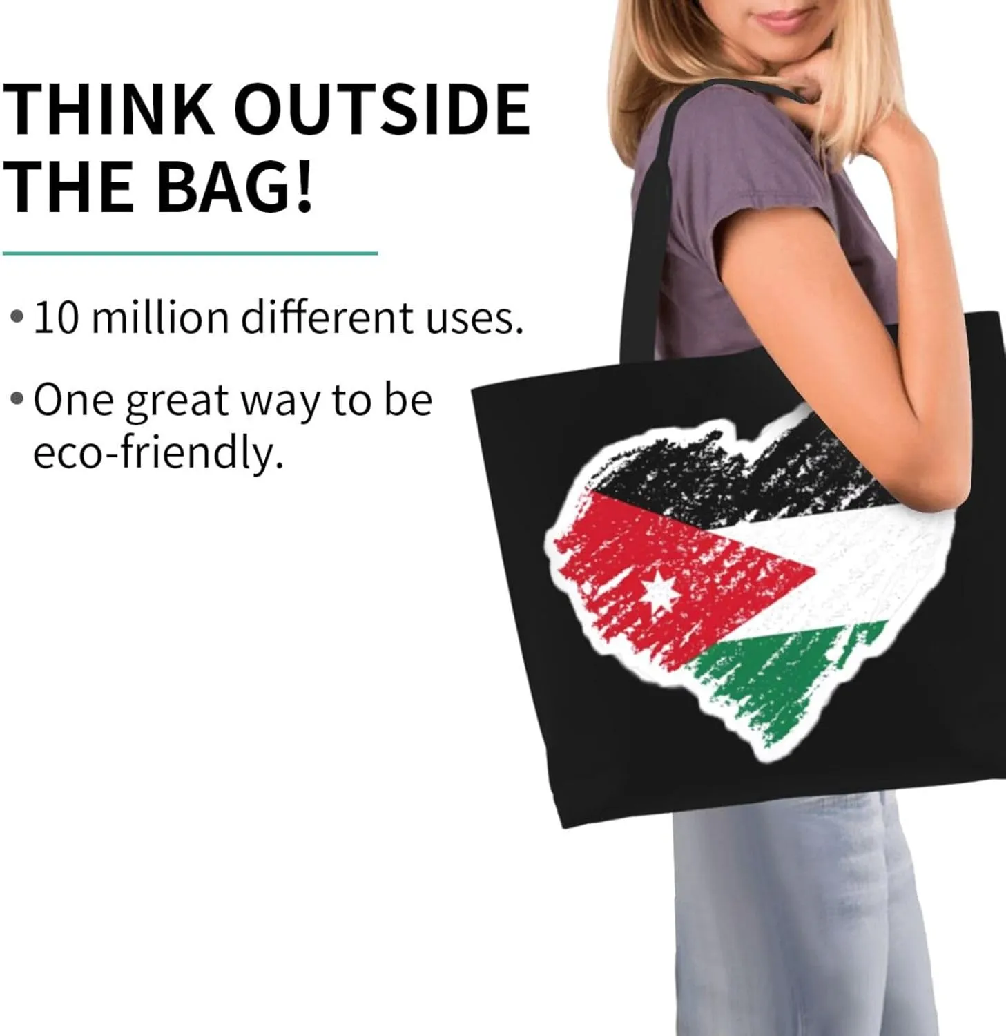Palestine Flag Tote Bag Women large Free Palestine tote beach bag purse with one Palestine pin
