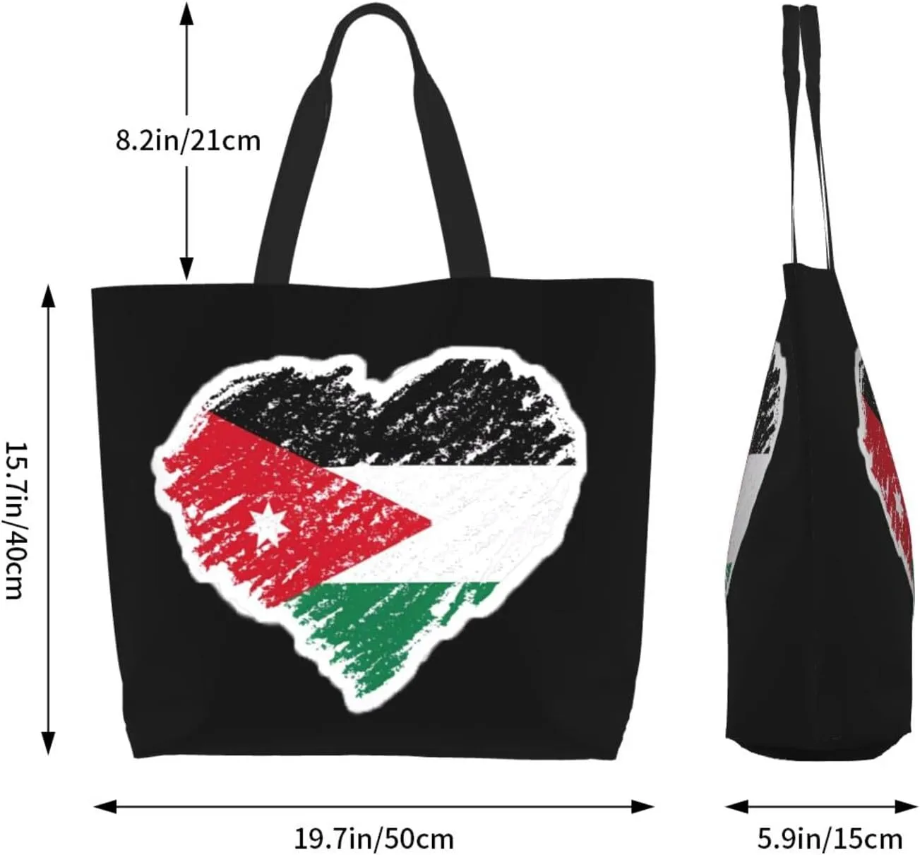 Palestine Flag Tote Bag Women large Free Palestine tote beach bag purse with one Palestine pin