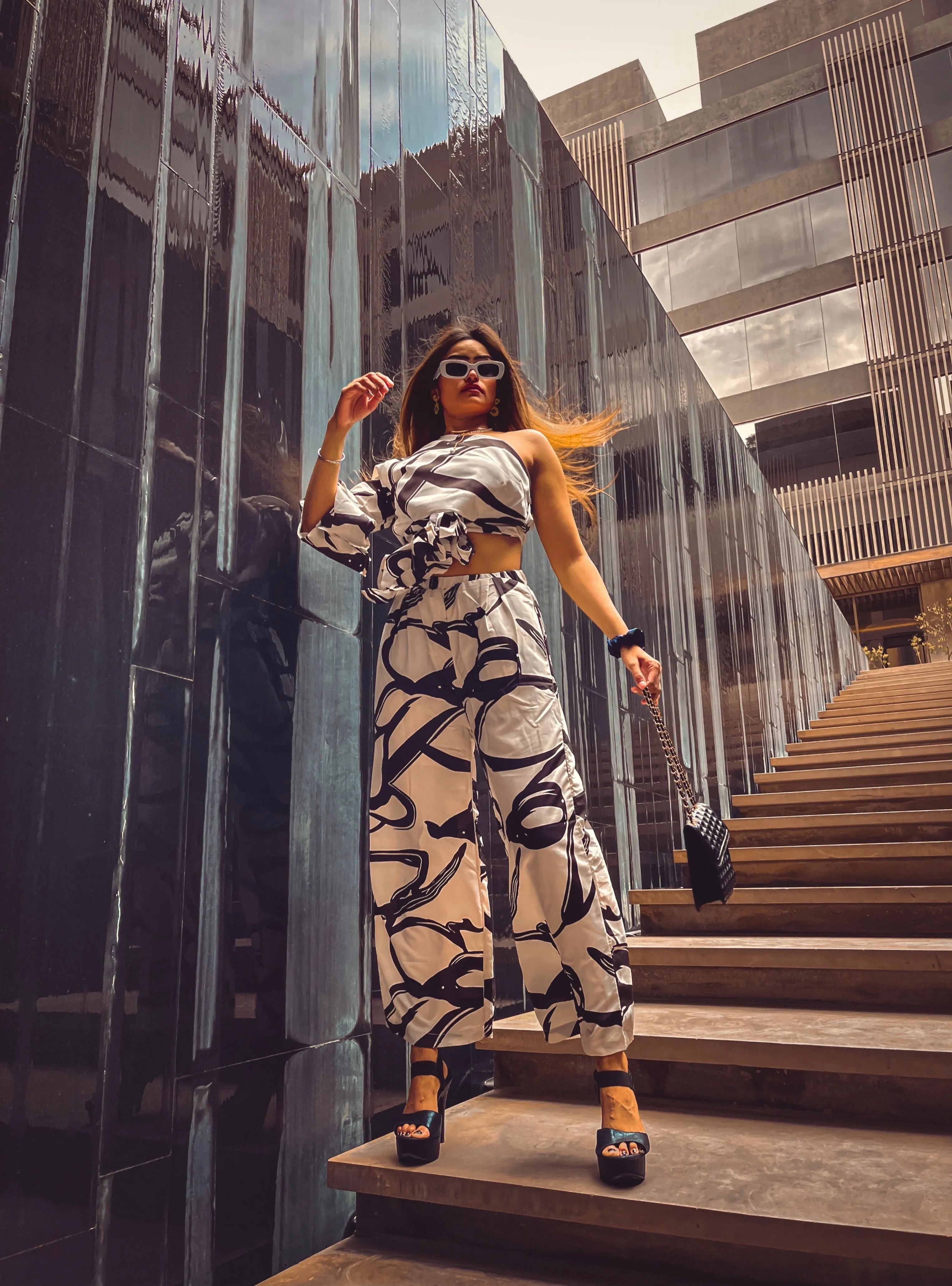 Paris Skew Collar Coord Set
