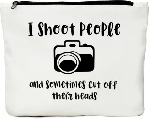 Photography Lovers Gifts, Photographer Gift, Funny Gifts for Photography lover Women, Editor Gifts for Her, Christmas Birthday Graduation Gifts Thank You Gift for Photographer Videographer Makeup Bag