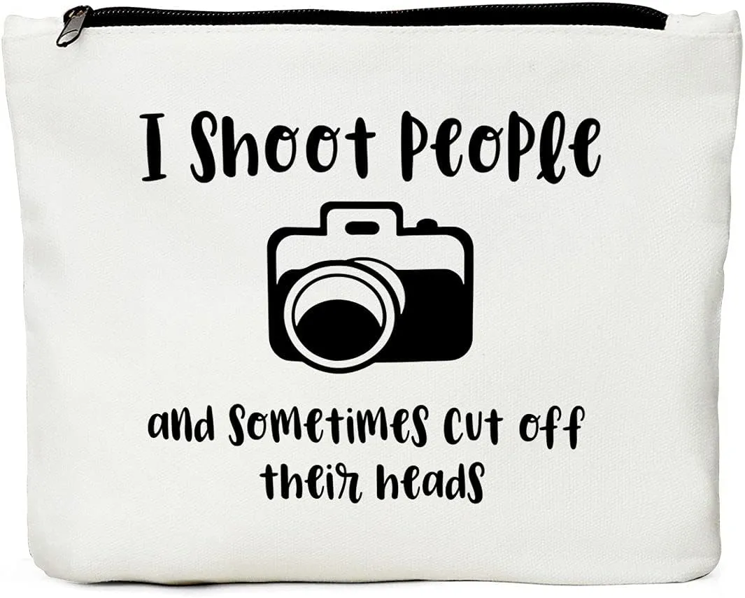 Photography Lovers Gifts, Photographer Gift, Funny Gifts for Photography lover Women, Editor Gifts for Her, Christmas Birthday Graduation Gifts Thank You Gift for Photographer Videographer Makeup Bag