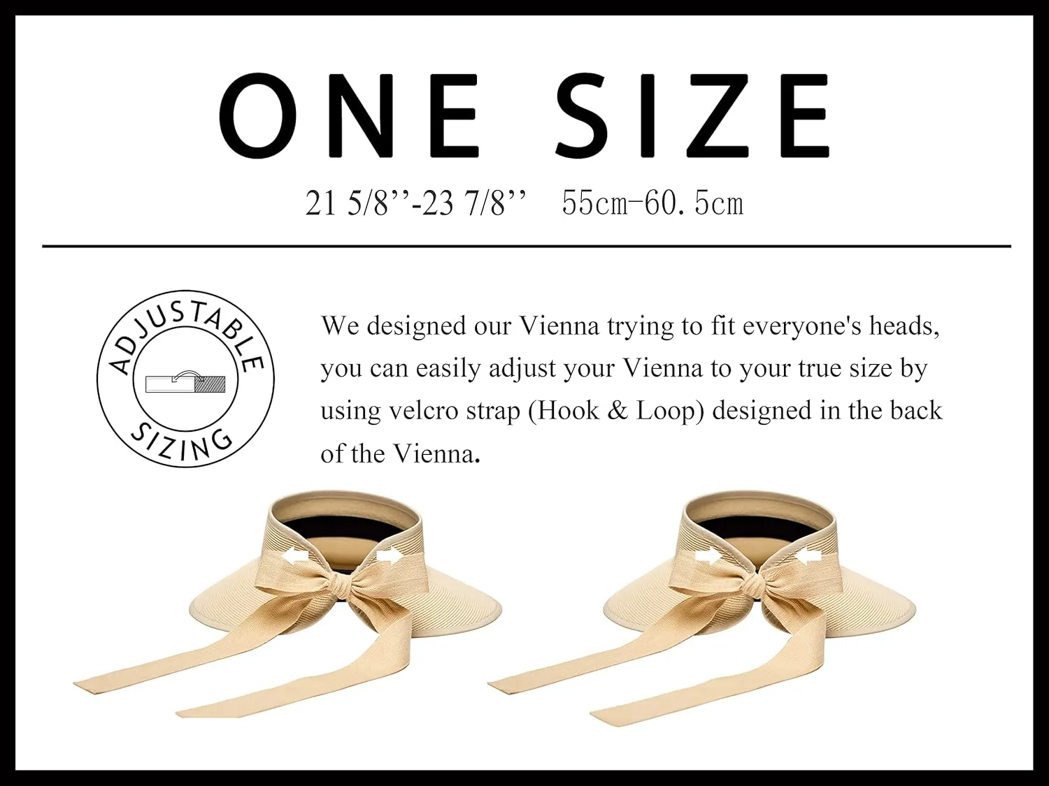 Pineapple&Star Vienna Visor Womens Summer Sun Straw Packable UPF 50  Beach Hat