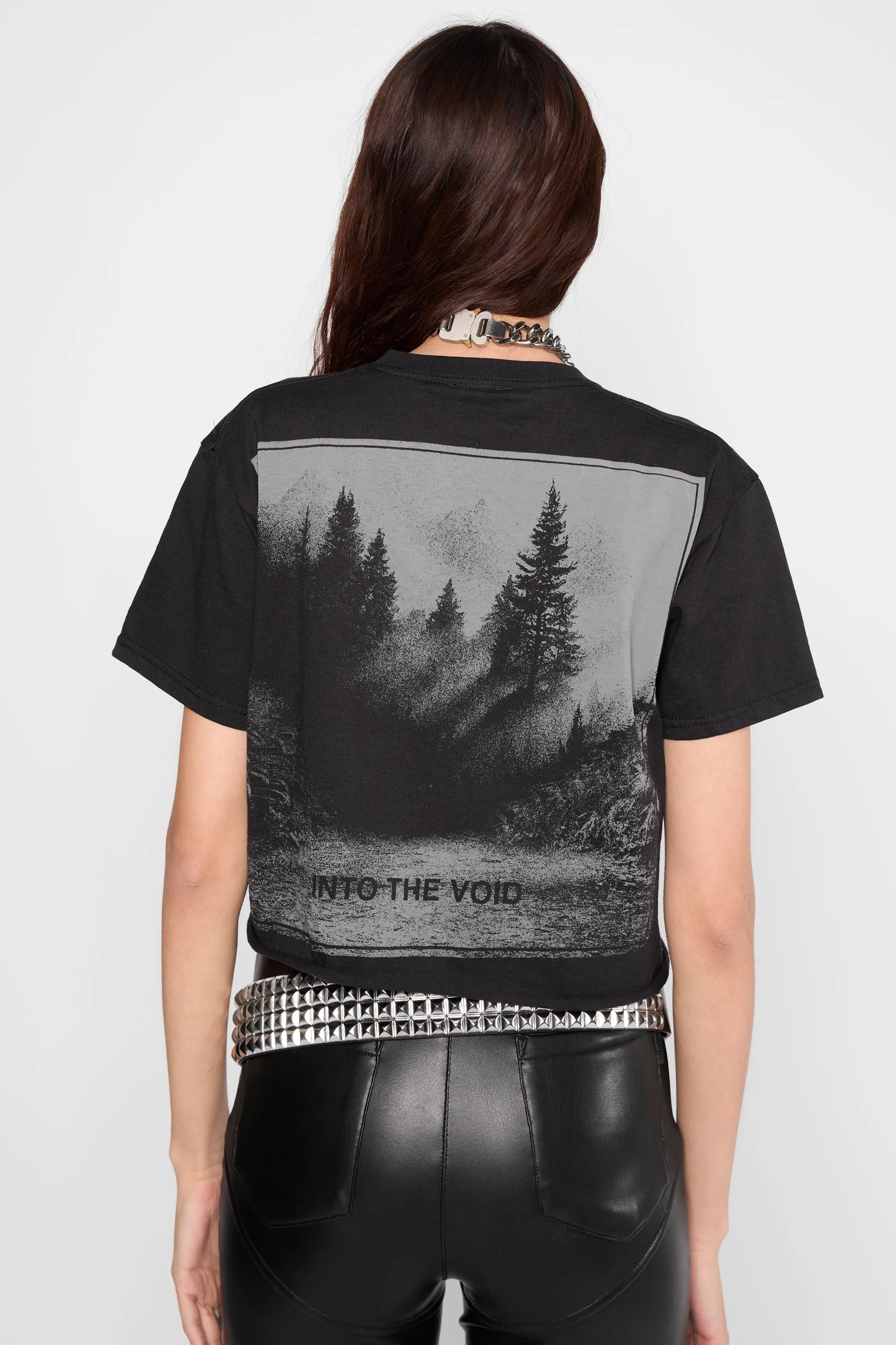 Requiem Cropped Cut-Off Tee