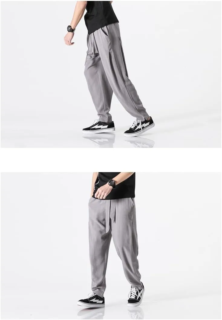 Seidarise Men's Joggers Sweatpants Harem Jogger Pant Long Sports Pants