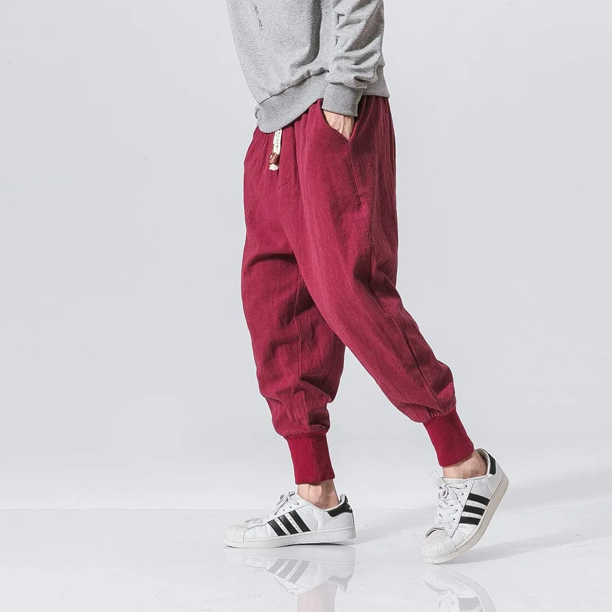 Seidarise Men's Joggers Sweatpants Harem Jogger Pant Long Sports Pants