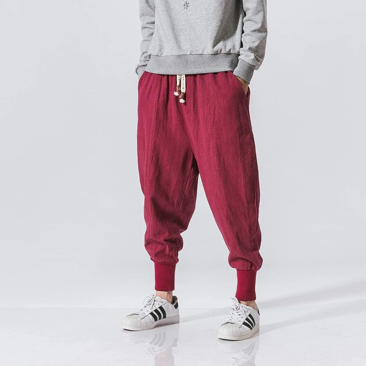 Seidarise Men's Joggers Sweatpants Harem Jogger Pant Long Sports Pants